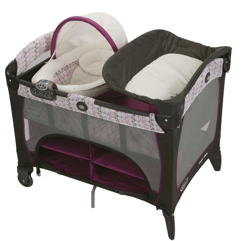 グレコ パックンプレイヤード ポータブル・ベビーベッド デラックスニィッサ Graco Pack 'N Play Playard with  Newborn Napperstation DLX Nyssa 1893815 : 4001012 : akt8 - 通販 - Yahoo!ショッピング