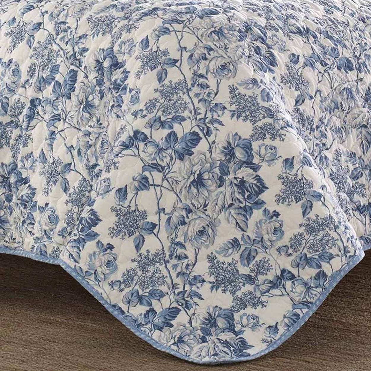 LAURA ASHLEY（ローラアシュレイ） ベッドカバー ピロカバー 3点セット