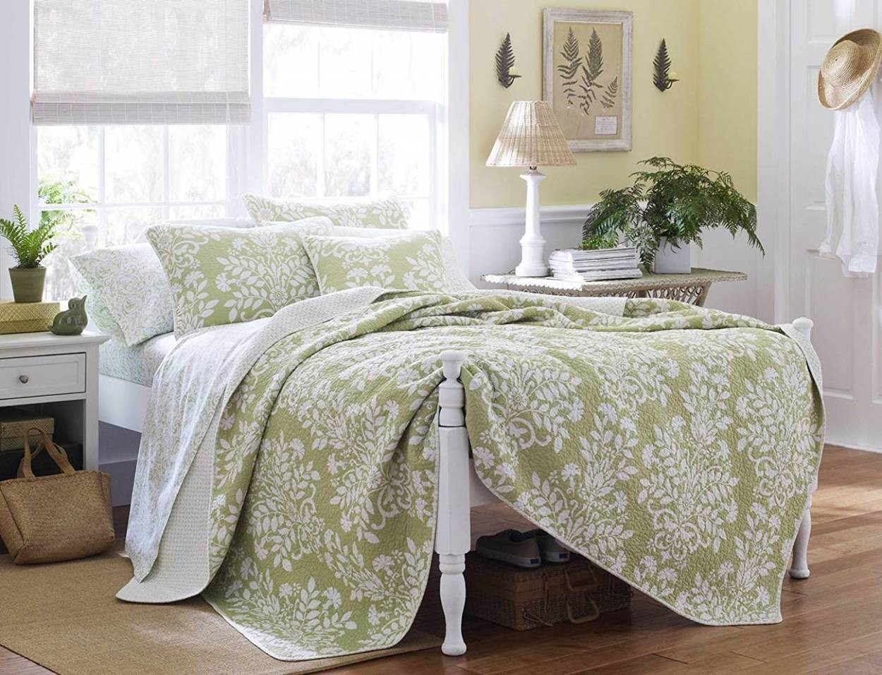 LAURA ASHLEY ベッドカバー ピロカバー 3点セット ローラ