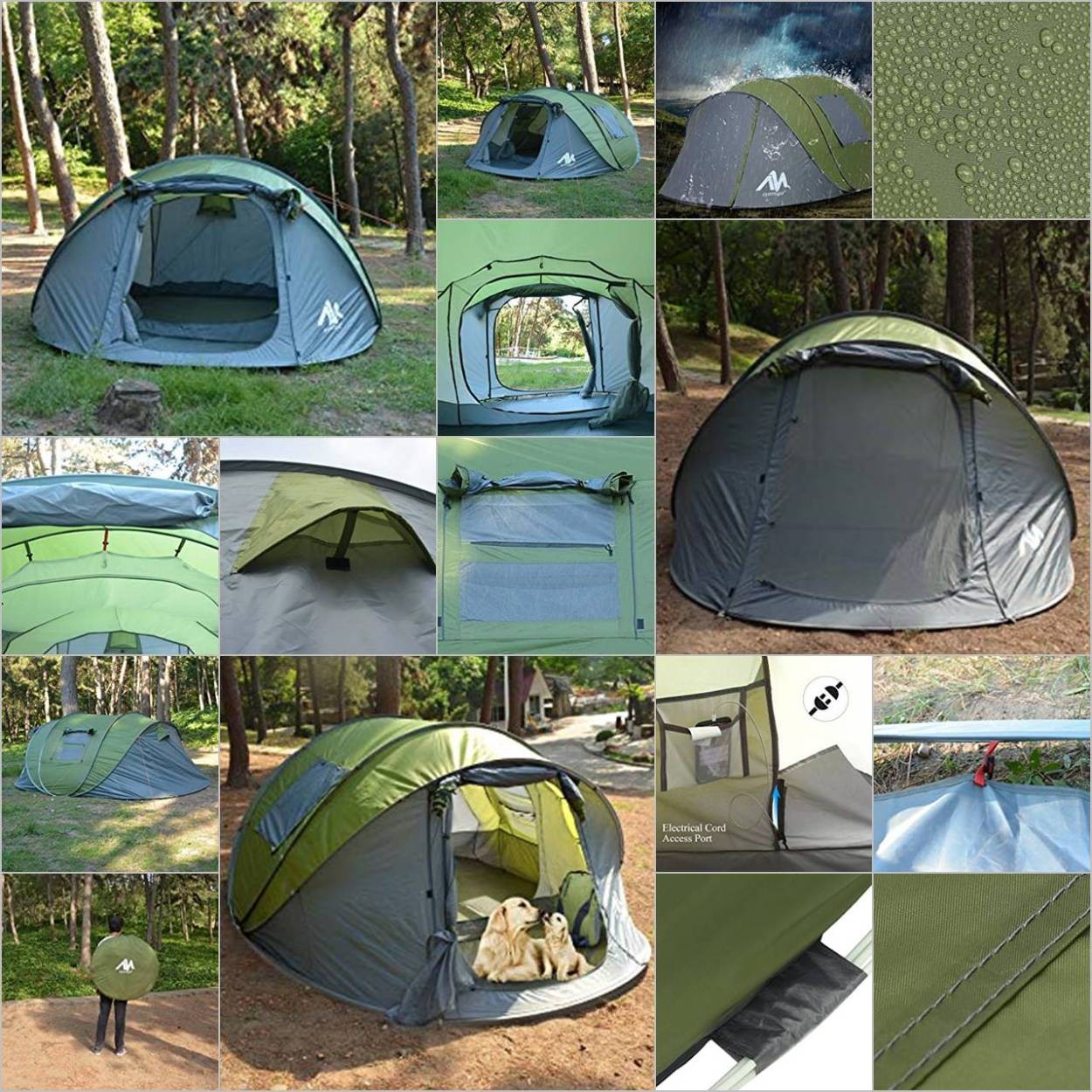 テント アウトドアテント 屋外自動テント キャンプテント 防風