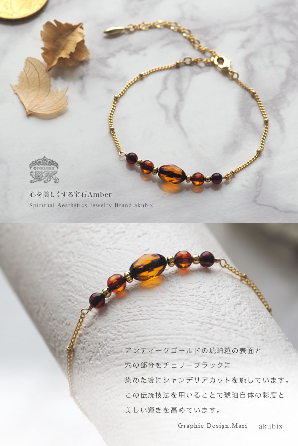 Wing bling☆大人気！14K天然石クローバーブレスレット_3種 Wing bling☆大人気！14K天然石クローバーブレスレット_3種