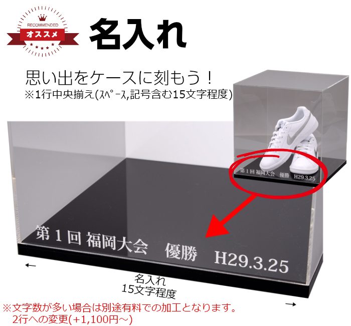 名入れ】シューズケース W300mm H300mm D300mm ランニングシューズ