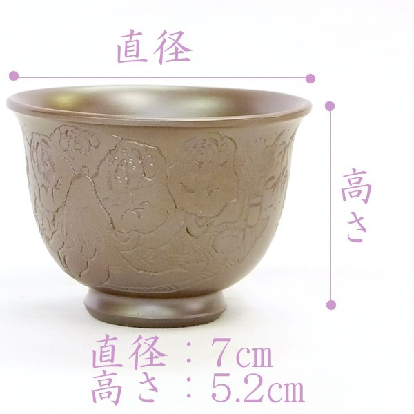 万古焼 湯のみ 祥司窯 手作り 5個セット 五客湯のみ 七賢人五客湯のみ
