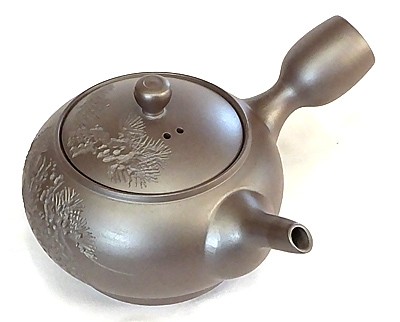 煎茶道具　萬古焼　白雲造　型萬古　遊環　横手急須　共箱　M　R7099 Amazon.co.jp: 煎茶道具 萬古焼 急須 茶器 白梅造 : ホーム
