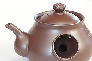 万古焼 急須 高級 陶製茶こし 伊藤実山 実山作 逸品急須 : 有限会社