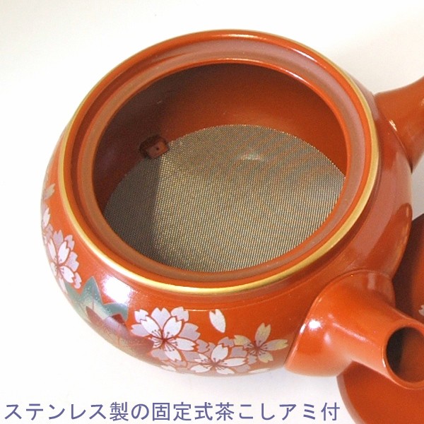 萬古焼　急須他セット 急須セット 万古焼 日本製 新回転急須 深蒸し茶用 ステンレス製の固定