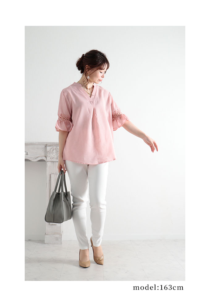 Sawa a la mode レディース トップス チュニック 黒 ブラック 白