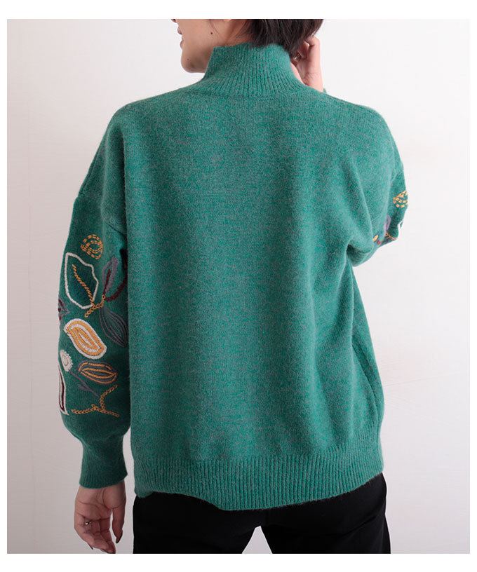 ジェイエムコレクション レディース Cardigan, Combo Created Green Highland Jacquard Leopard  Macy's Mix Petite for アウター セーター ニット 非売品 ニット