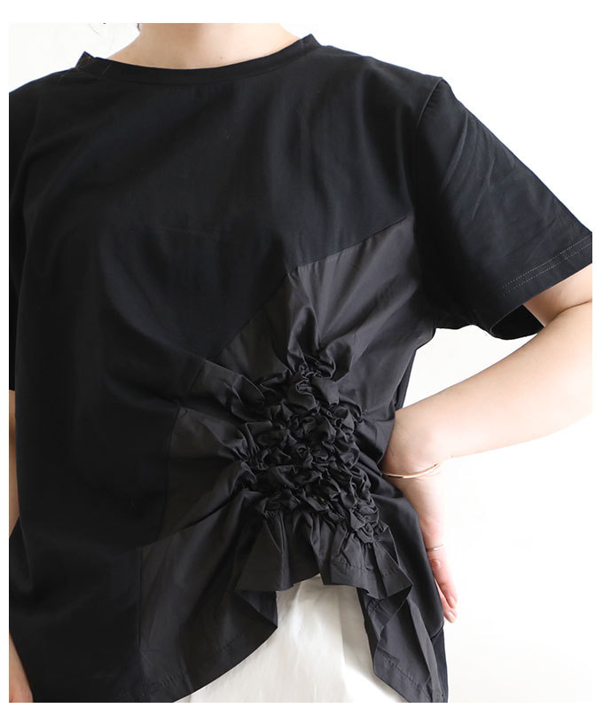 #FR2◆Tシャツ/M/コットン/ブラック/無地/レディーストップス aljun-216_24.jpg