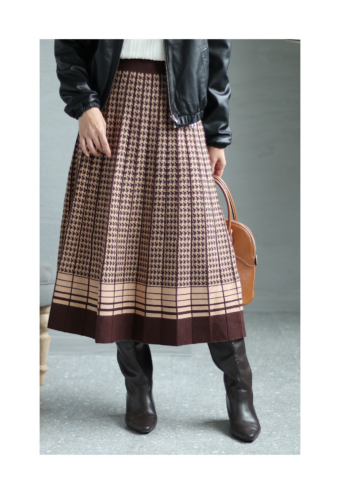Sawa a la mode レディース ボトムス スカート 黒 ブラック 茶