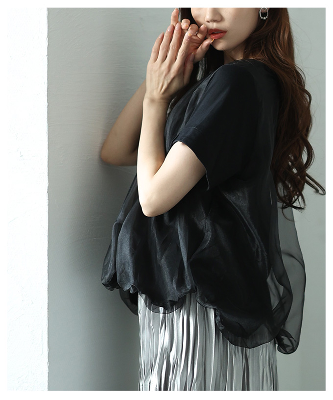 Sawa a la mode レディース トップス カットソー ブラック 黒