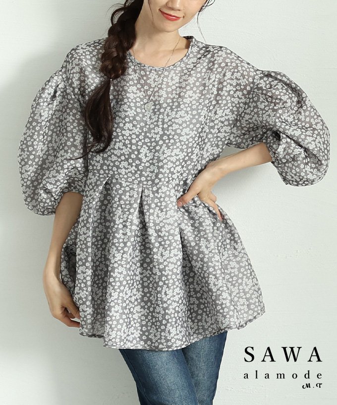 Sawa a la mode（サワアラモード） レディース トップス 花柄 総柄