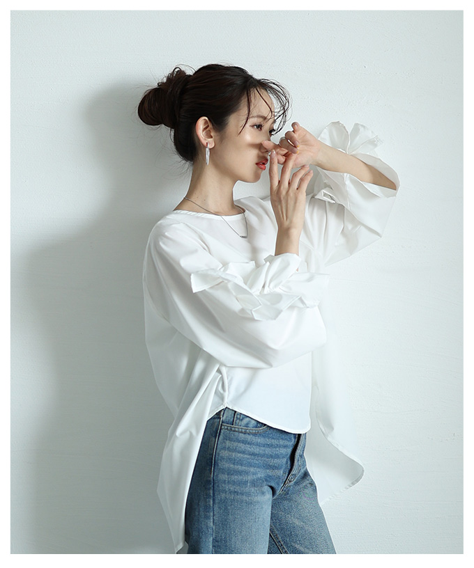 Sawa a la mode レディース チュニック ブラウス シャツ