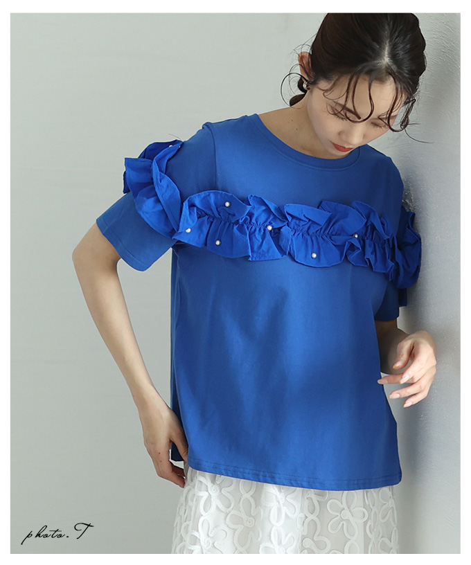 Sawa a la mode レディース トップス カットソー Tシャツ 夏