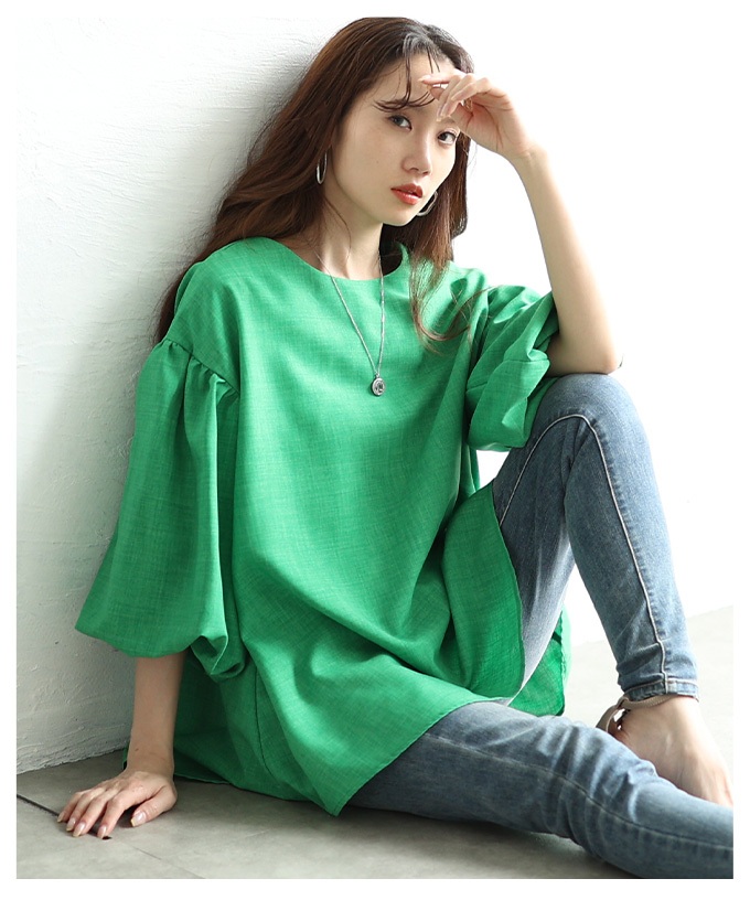 Sawa a la mode レディース チュニック トップス バルーン