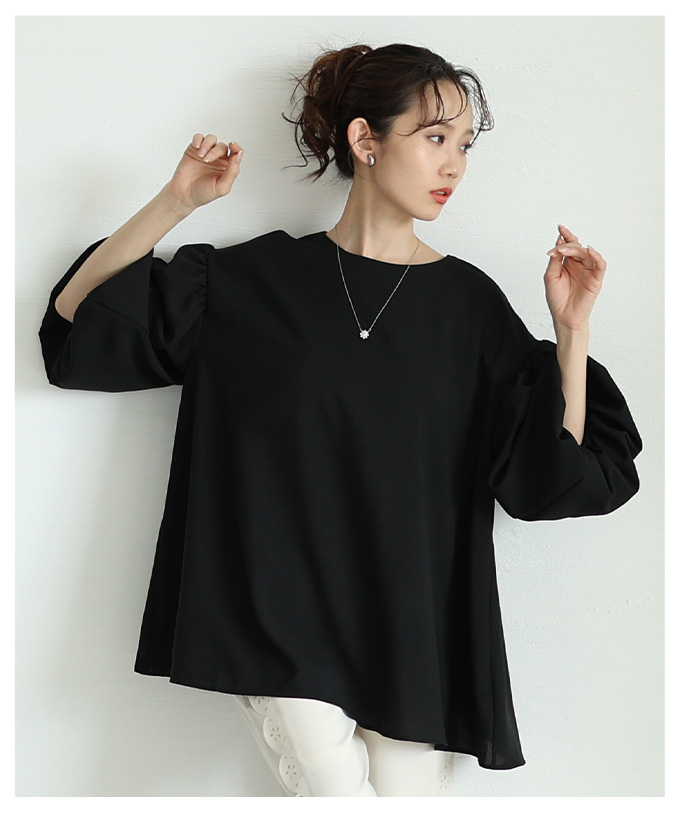Sawa a la mode レディース チュニック トップス バルーン