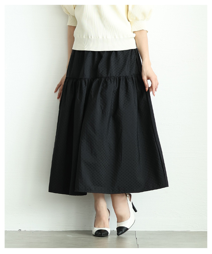 Sawa a la mode（サワアラモード） レディース ボトムス スカート 黒