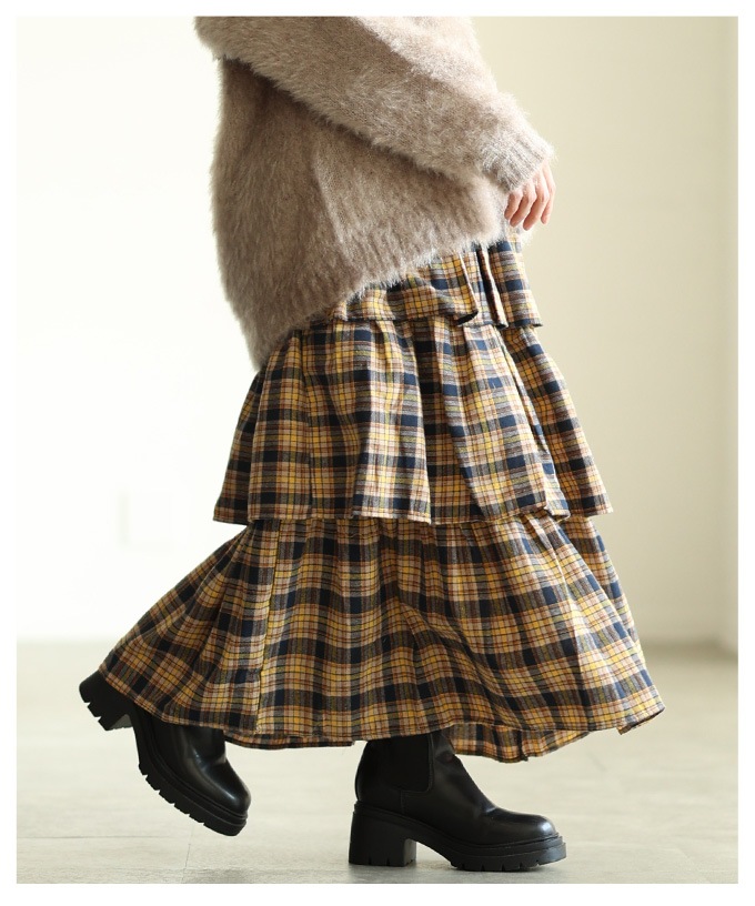 Sawa a la mode（サワアラモード） スカート レディース タータン