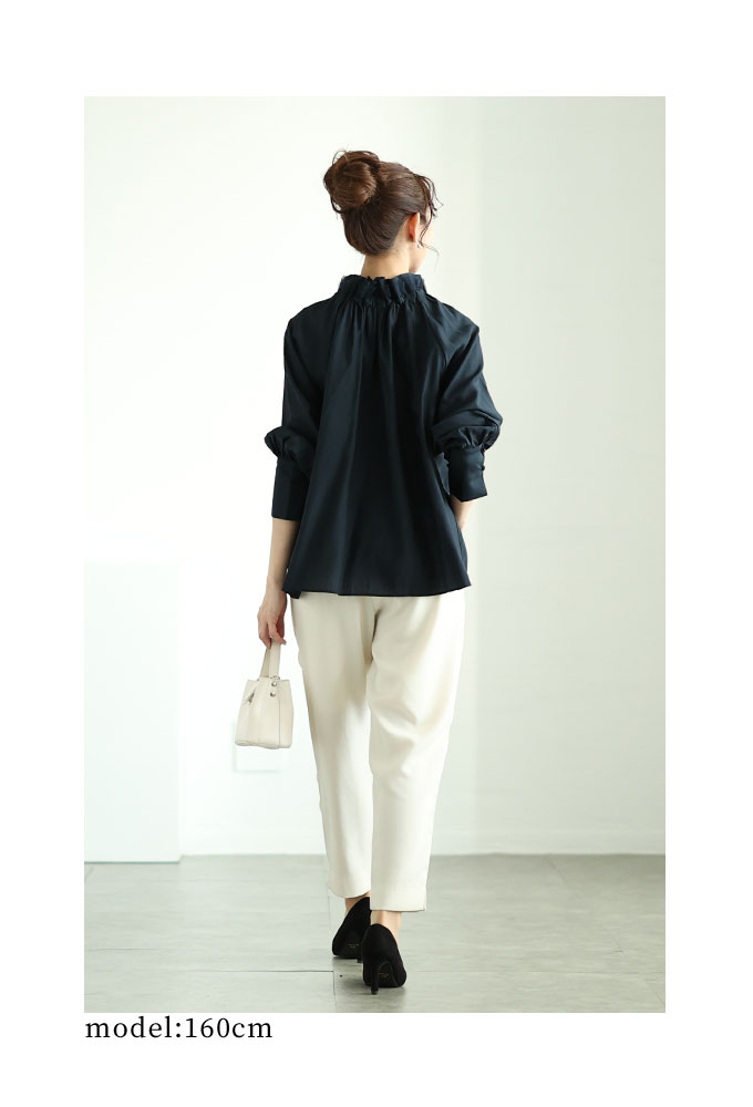 Sawa a la mode レディース トップス ブラウス シャツ 紺