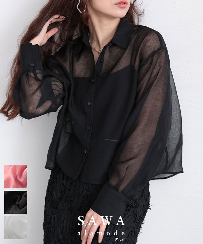 Sawa a la mode レディース トップス ブラウス シャツ ピンク