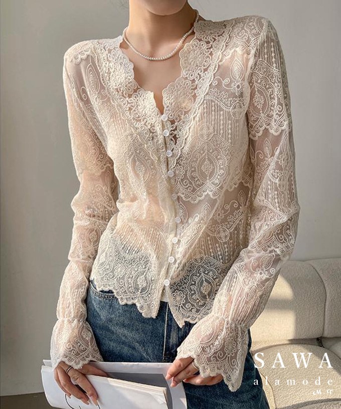 Sawa a la mode（サワアラモード） レディース トップス ブラウス