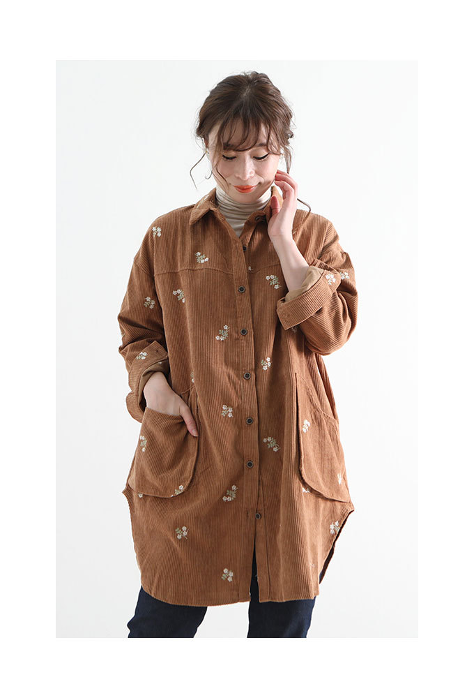トモコーポレーション シャツ シャツブラウス ハウンズトゥース BR レディース BROWN F (プレゼント 入園祝い 入学祝い かわいい おしゃれ お返し) tfs-7236.jpg