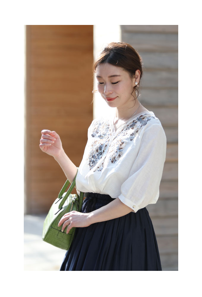 Sawa a la mode レディース トップス ブラウス シャツ ブルー 5