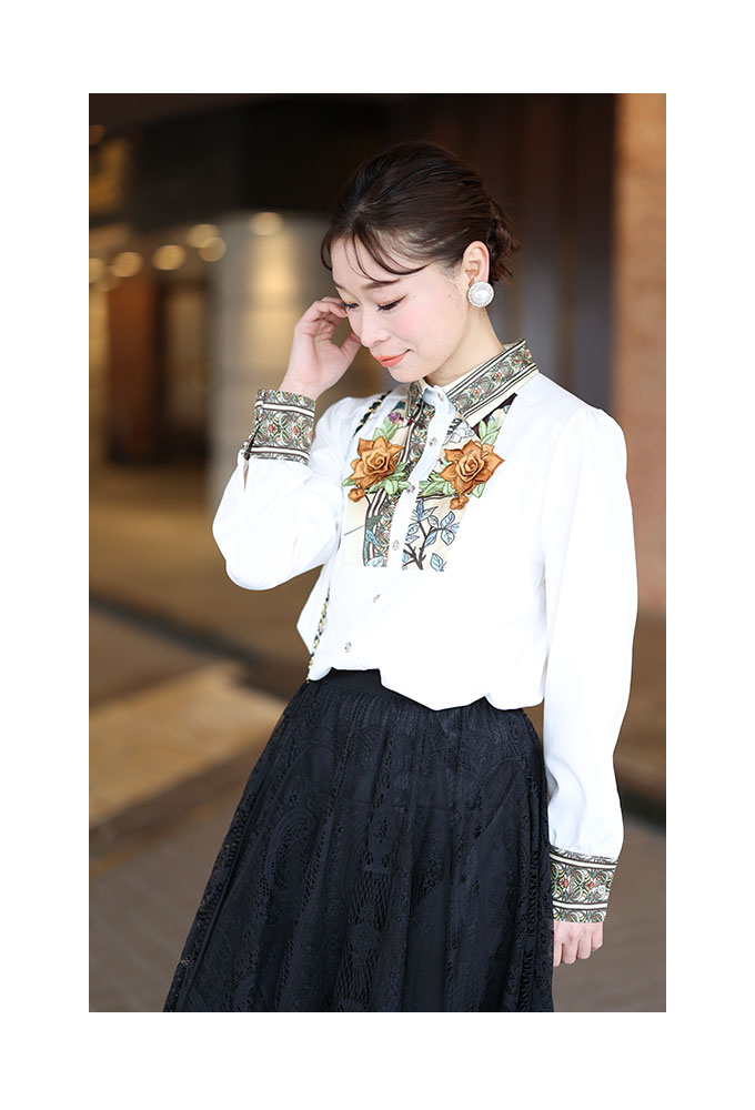 Sawa a la mode レディース トップス ブラウス シャツ 白