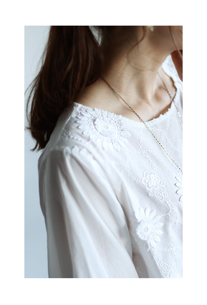 Sawa a la mode レディース チュニック トップス 白 ホワイト