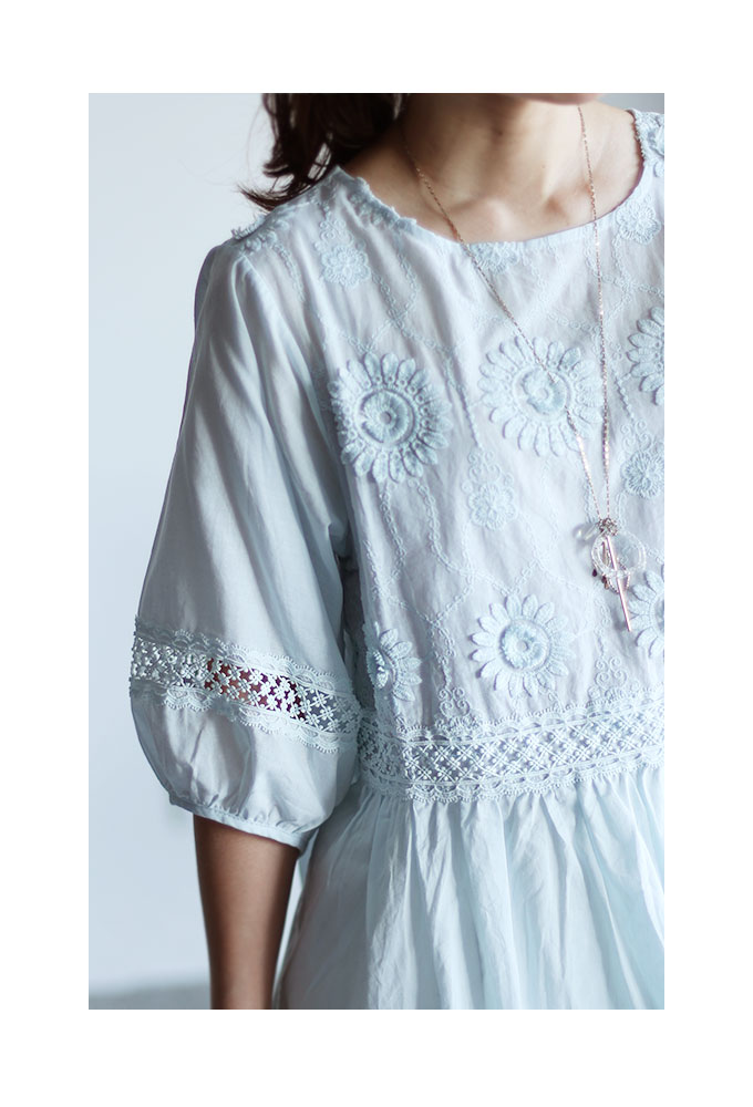 Sawa a la mode レディース チュニック トップス 白 ホワイト