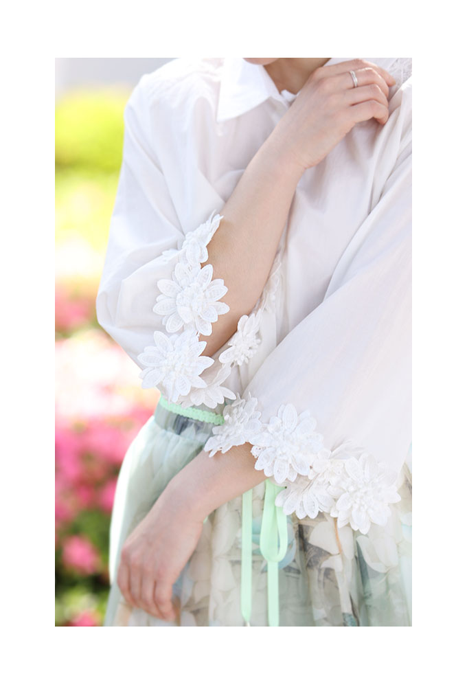 Sawa a la mode レディース トップス ブラウス シャツ 白