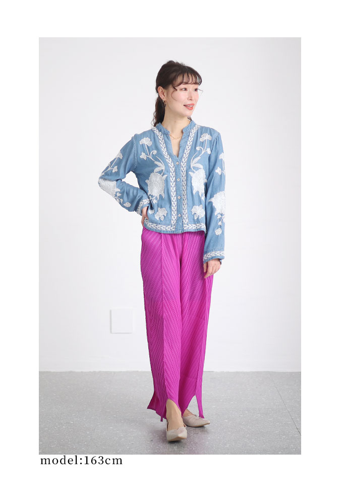 Sawa a la mode レディース トップス ブラウス シャツ 青 ブルー Sawa a la mode レディース トップス ブラウス シャツ 青 ブルー
