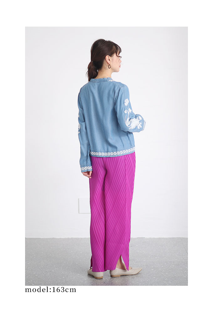 Sawa a la mode レディース トップス ブラウス シャツ 青 ブルー Sawa a la mode レディース トップス ブラウス シャツ 青 ブルー