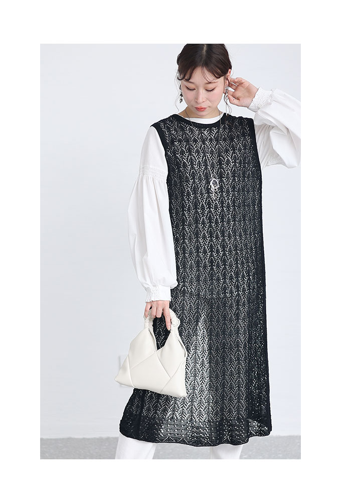 Sawa a la mode レディース ワンピース チュニック ジレ ベスト