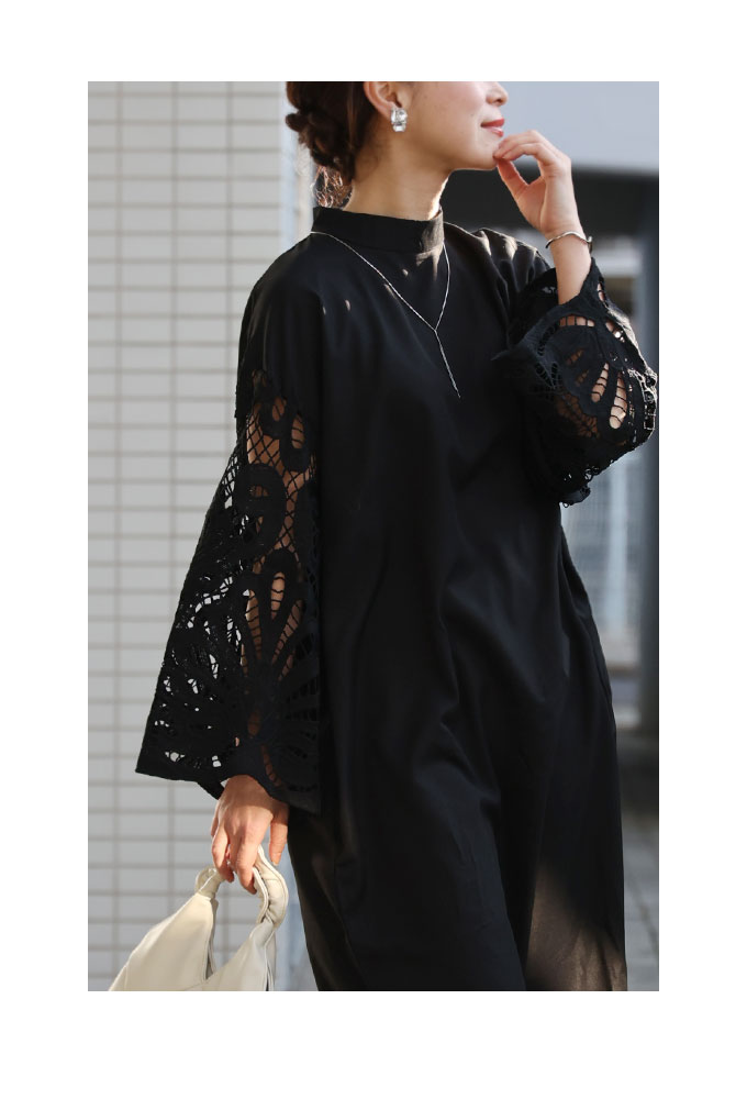 Sawa a la mode レディース ワンピース ドレス 黒 ブラック Sawa a la mode レディース ワンピース ドレス 黒 ブラック