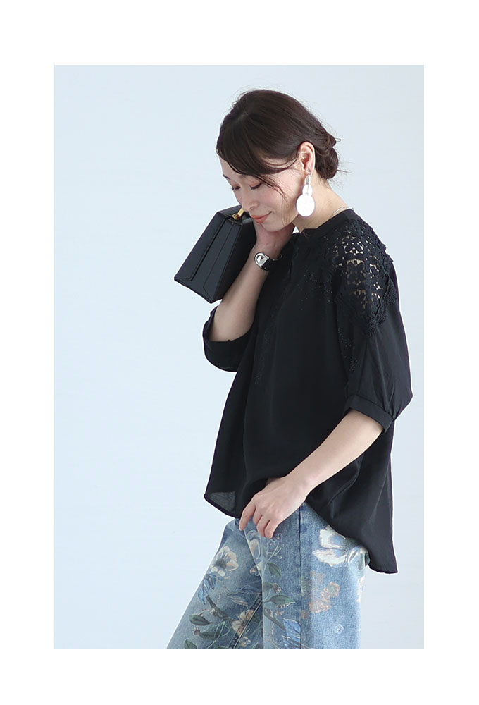 Sawa a la mode レディース トップス ブラウス シャツ 黒