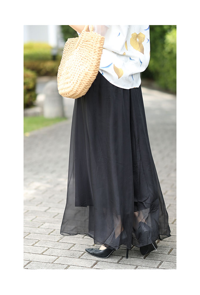 セール！大人可愛い夏の黒パンツ 楽天市場】ワイドパンツ レディース 春夏 ボトムス パンツ