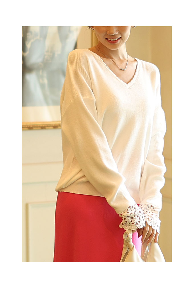 Sawa a la mode レディース トップス ニット セーター ブラック