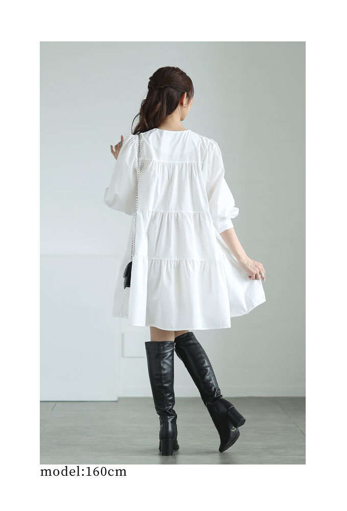 kei shirahata - 【美品】kei shirahata チュニック ブラウスワンピ 1 ホワイト Sawa a la mode（サワアラモード） レディース ワンピース チュニック