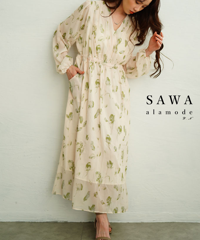 Sawa a la mode（サワアラモード） レディース ワンピース アイボリー