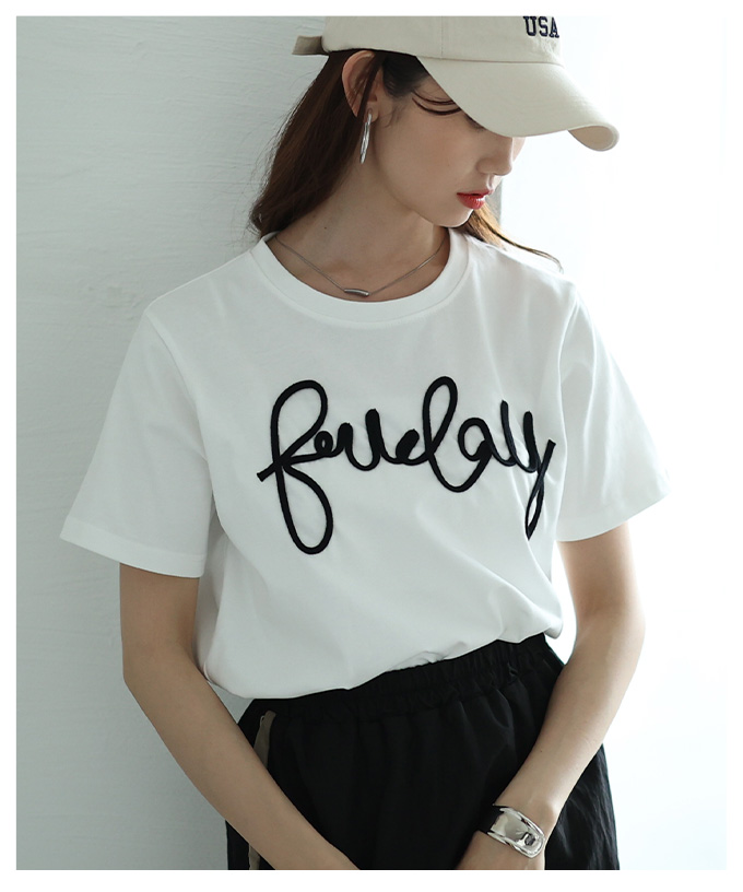 Sawa a la mode レディース トップス カットソー Tシャツ ロゴ