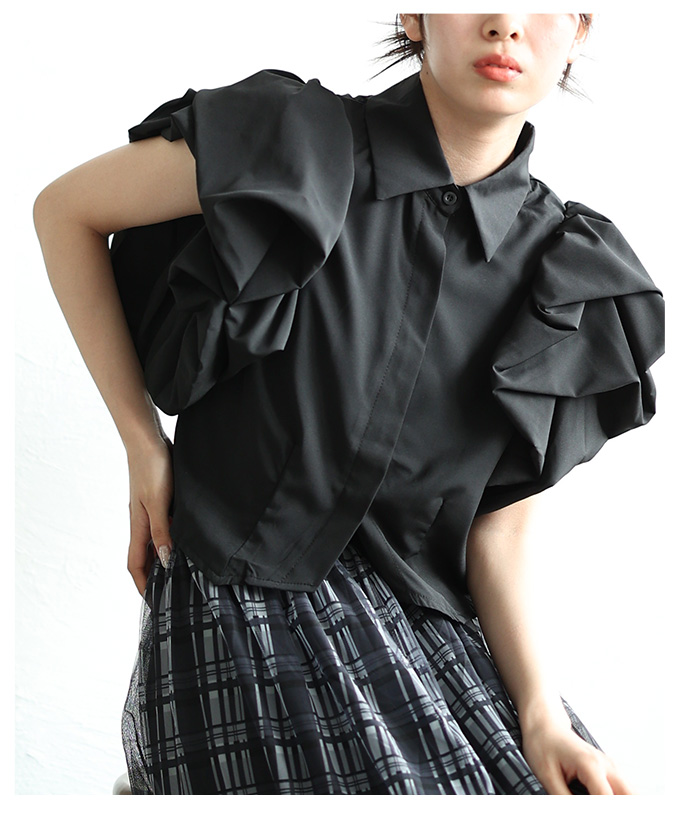 Sawa a la mode（サワアラモード） レディース トップス ブラウス 黒