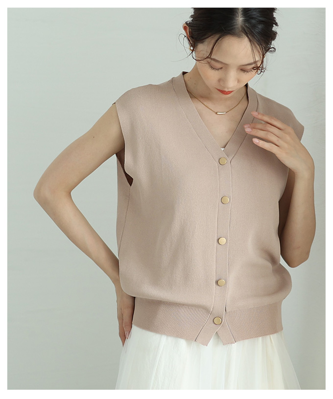 Sawa a la mode（サワアラモード） レディース トップス ベスト ニット