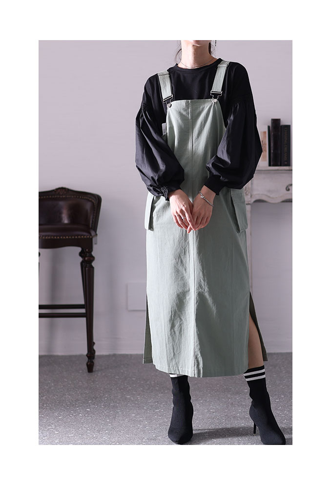 Sawa a la mode ワンピース サロペット レディース 無地