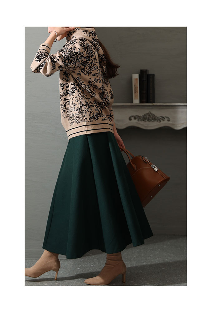 Sawa a la mode レディース セットアップ 花柄 ニット 総柄 Sawa a la mode レディース セットアップ 花柄 ニット 総柄