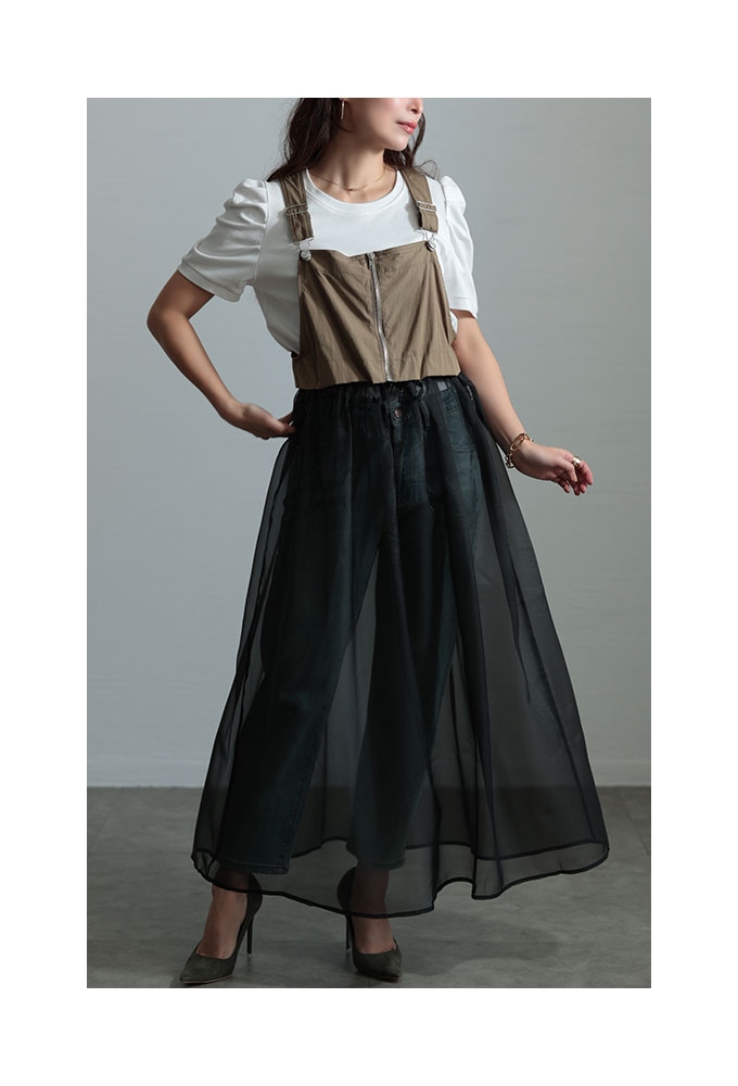 sawa á la mode] 着こなし で 雰囲気 変わる ドロスト ジャンパー