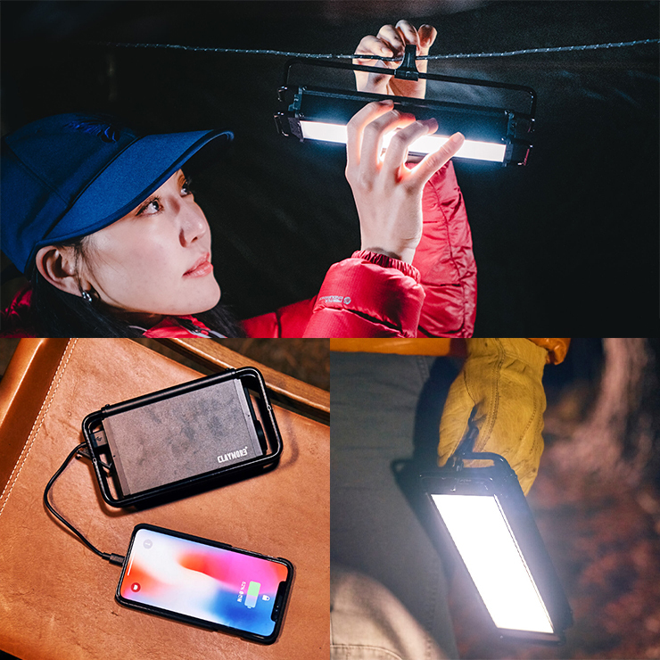 値下げしました！充電式モバイルLEDランタン CLAYMORE(クレイモア 
