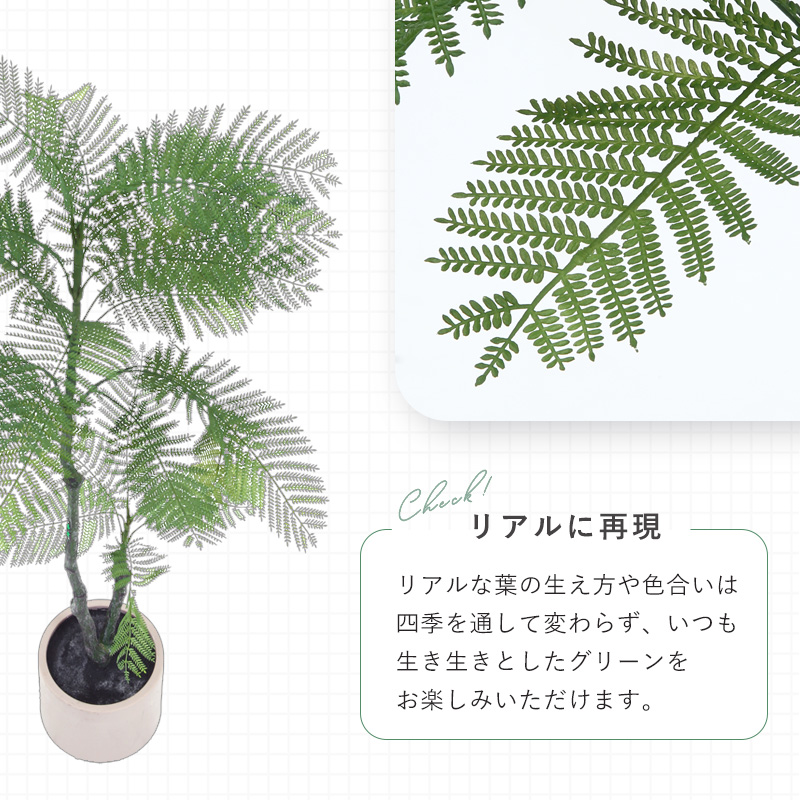 フェイクグリーン 大型 玄関 ジャカランダ ジャカランダの木 120cm