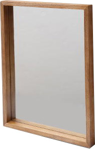 壁掛け 鏡 収納 棚付き 幅45 長方形 木製 角型 壁掛けミラー スクエアミラー 木枠 天然木 かがみ ミラー コンパクト インテリアミラー おしゃれ レトロ｜alberoshop｜02