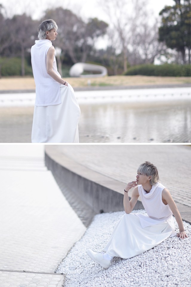 オフタートルノースリーブサマーニットソー | メンズスカートなどモード系ファッションの通販 albino